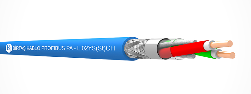 PROFIBUS PA - LSZH LI02YS(St)CH – (1x2x18/1 AWG & 1x2x18/7 AWG)